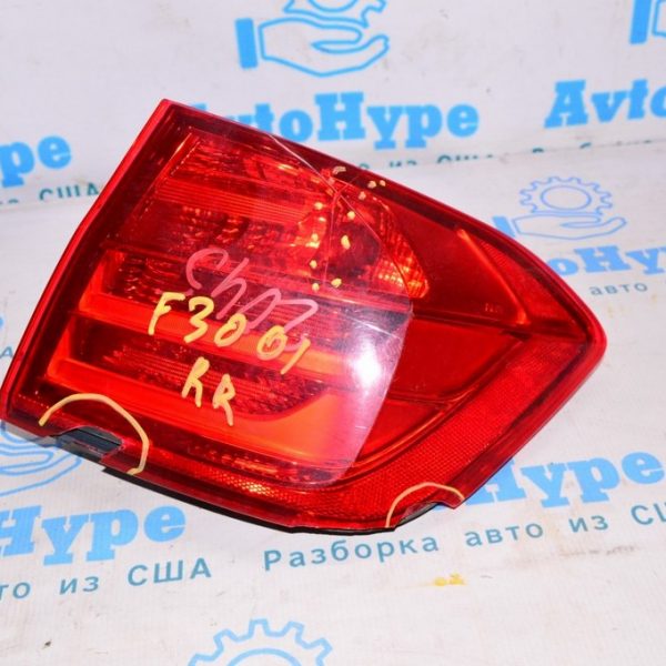 Фонарь внешний (крыло) правый BMW 3 F30 12-15 (01) разбито стекло 63-21-7-313-040