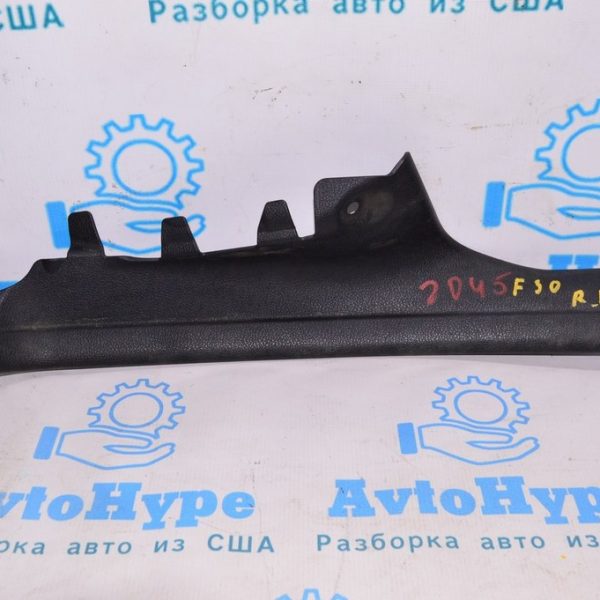 Накладка порога зад прав внутр BMW 3 F30 12-19 черн 51-47-7-272-594