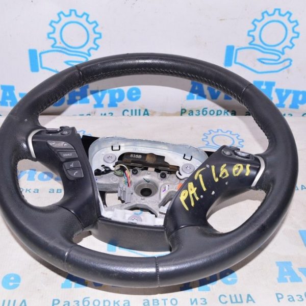 Руль (голый) Nissan Pathfinder 13- кожа (01) ссадина 484303KF4A