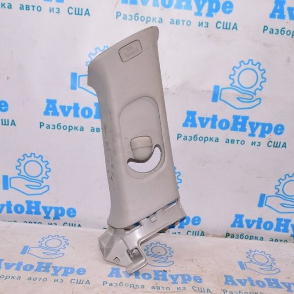 Накладка центральной стойки верхняя (ремень) левая Nissan Pathfinder 13- серая 76914-3KS0A