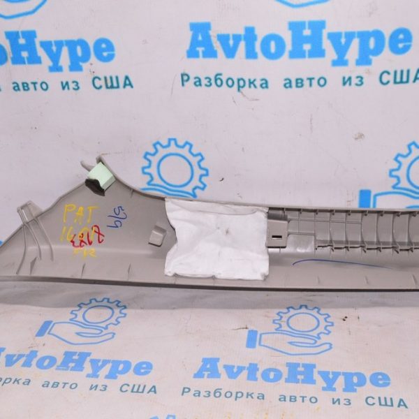 Накладка передней стойки правая Nissan Pathfinder 13- серая 769113KA0A