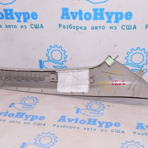 Накладка передней стойки левая Nissan Pathfinder 13- серая 76912-3KA0A