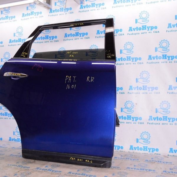 Дверь голая зад прав Nissan Pathfinder 13- (01) синий цвет:RBY 82100-3KA1A