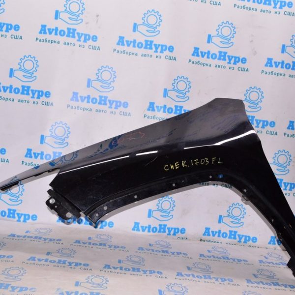 Крыло переднее левое Jeep Cherokee KL 14-18 дорест черное,цвет PXR (03) 68103309AF