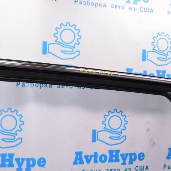 Молдинг двери верхний зад лев Jeep Cherokee KL 14- хром с уплотнителем стекла 68442231AA