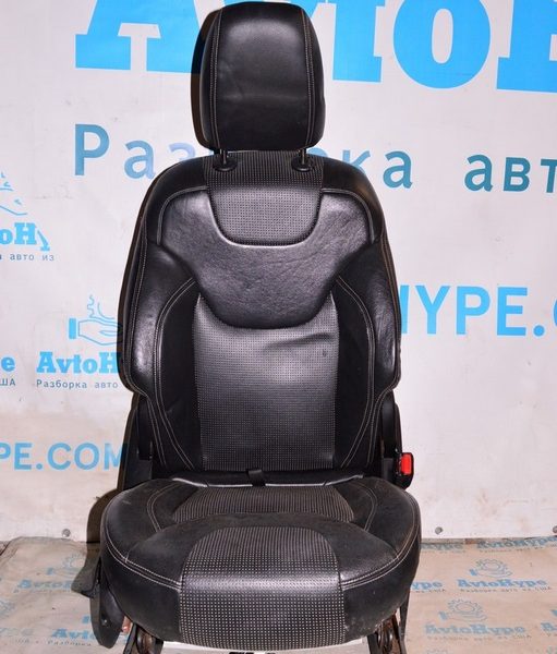 Комплект сидений без подушек Jeep Cherokee KL 14- кожа черная,электро (03) 6EJ55DX9AB
