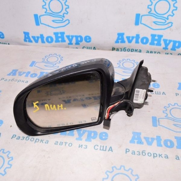 Зеркало боковое левое Jeep Cherokee KL 14- 5 пин черное подогрев,подсветка, поворотник 1UV71TZZAD