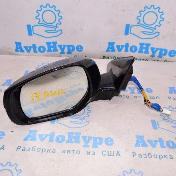 Зеркало боковое левое Infiniti QX30 17- без датчика (01) графит цвет KAD 17пин 96302-5DC4A