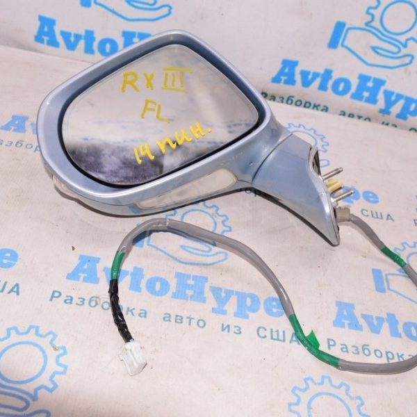 Зеркало боковое левое Lexus RX350 RX450h 10-15 USA голубое 14 пинов Реализ.Вадим 87910-48541-J1