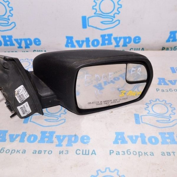 Зеркало боковое правое Ford Edge 16- без поворотника (02) 3 пин. черная структура FT4Z-17682-CB