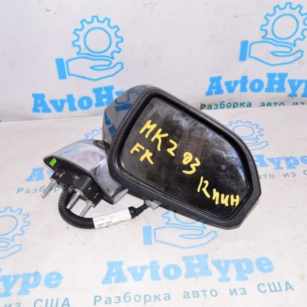 Зеркало боковое правое Lincoln MKZ 13- с BSM (03) 12пинов черный цвет FP5Z-17682-K