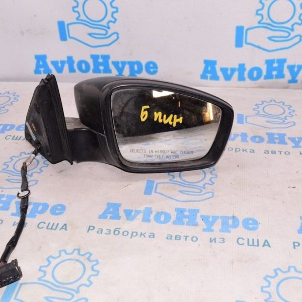 Зеркало боковое правое VW Jetta 11-18 USA без поворотника черн.структура (01) 5пин 5C7-857-508-AG