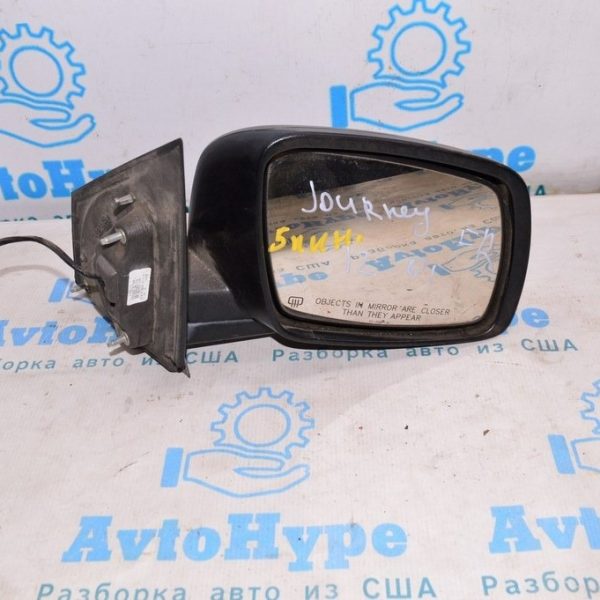 Зеркало боковое правое Dodge Journey 11- подогрев (01) черн структура 5пин 5076884AE