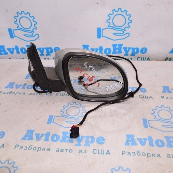 Зеркало боковое правое VW Tiguan 09-17 (03) серебро 6пин 5N1857508Q9B9