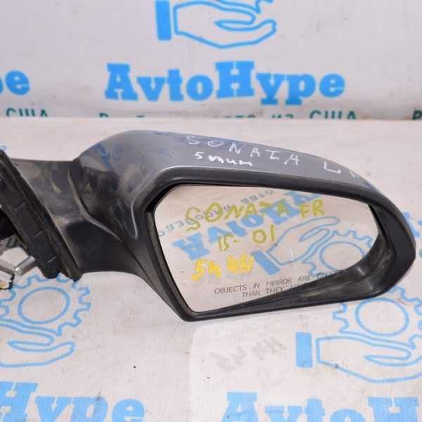 Зеркало боковое правое Hyundai Sonata 15-17 usa поворотник(01) 5пин серебро не работает фиксат