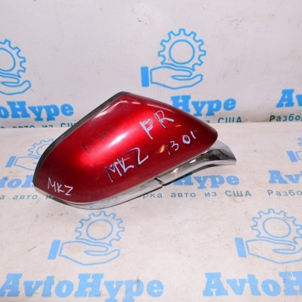Зеркало боковое правое Lincoln MKZ 13- подогрев, поворотник деф.(Разбит элемент) (01) 11пин FP5Z-17682-J
