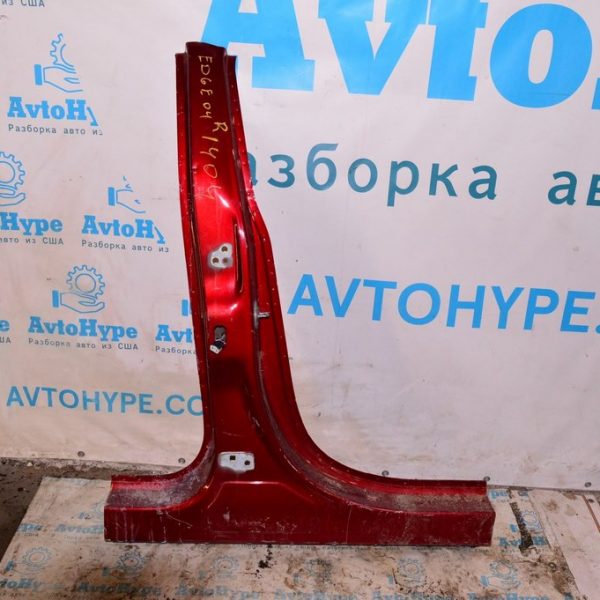 Стойка кузовная центральная правая Ford Edge 16- (04) красный цвет RR ссадины FT4Z-58211A10-A