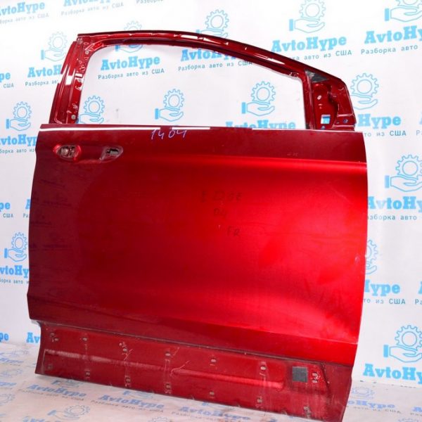 Дверь голая перед прав Ford Edge 16-(04) красный цвет RR FT4Z5820124A