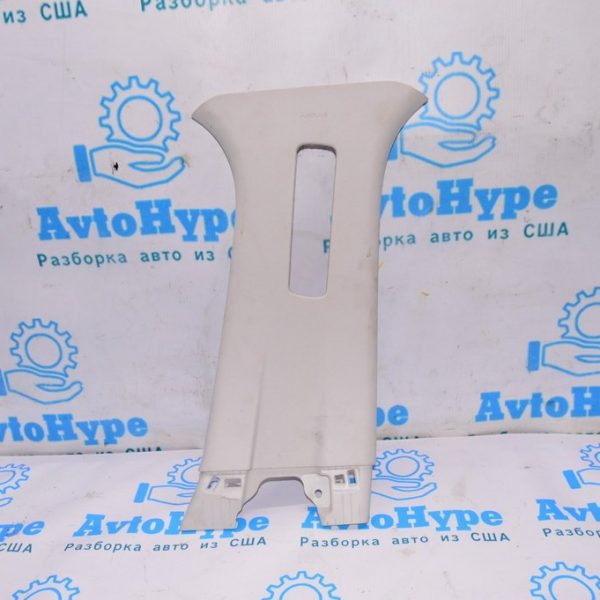 Накладка центральной стойки верхняя (ремень) правая Ford Edge 16- серая FT4Z-5824356-AC