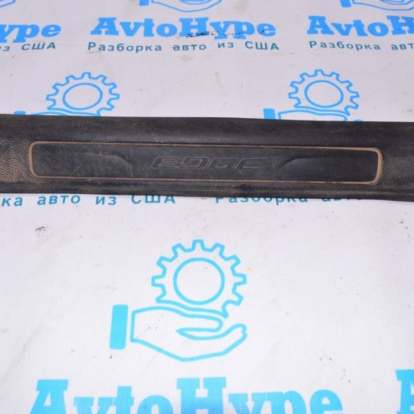 Накладка порога перед лев Ford Edge 16- черн FT4Z-5813209-BC