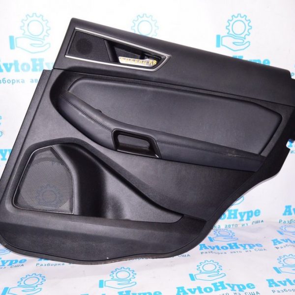 Обшивка двери (карточка) зад прав Ford Edge 16- черн кожа (04) FT4Z-5827411-AF