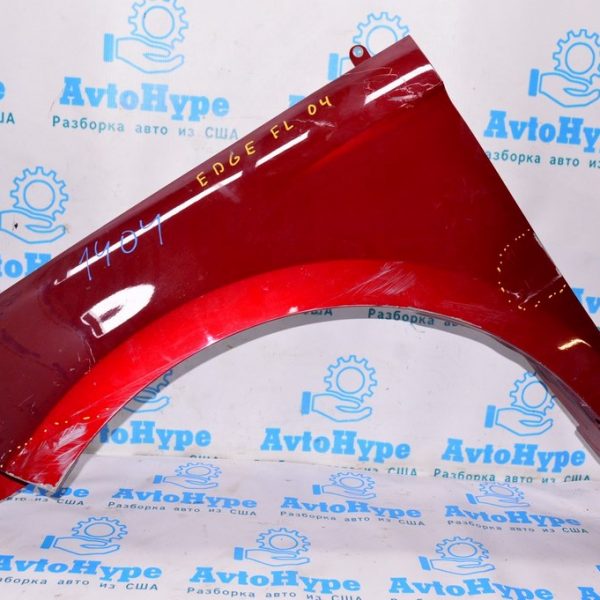Крыло переднее левое Ford Edge 16- (04) красный цвет RR царапины GT4Z-16006-A