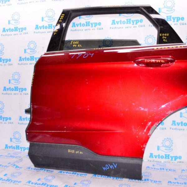 Дверь голая зад лев Ford Edge 16- (04) красный цвет RR царапины KT4Z-5824631-B