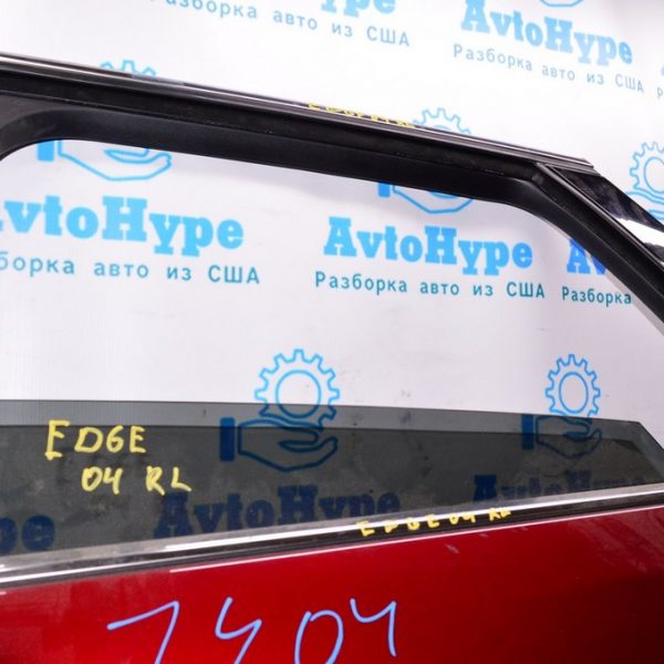 Молдинг двери верхний задний левый Ford Edge 16- хром с уплотнителем стекла FT4Z-5825767-C