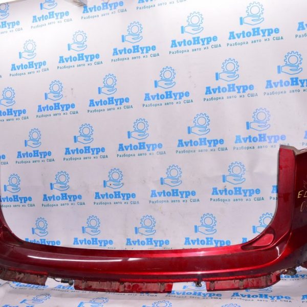 Бампер задний голый Ford Edge 16-18 дорест SE, SEL (04) красный цвет RR FT4Z-17810-APTM