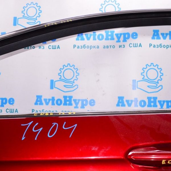 Молдинг двери верхний перед лев Ford Edge 16- хром с уплотнителем стекла FT4Z-5821597-C