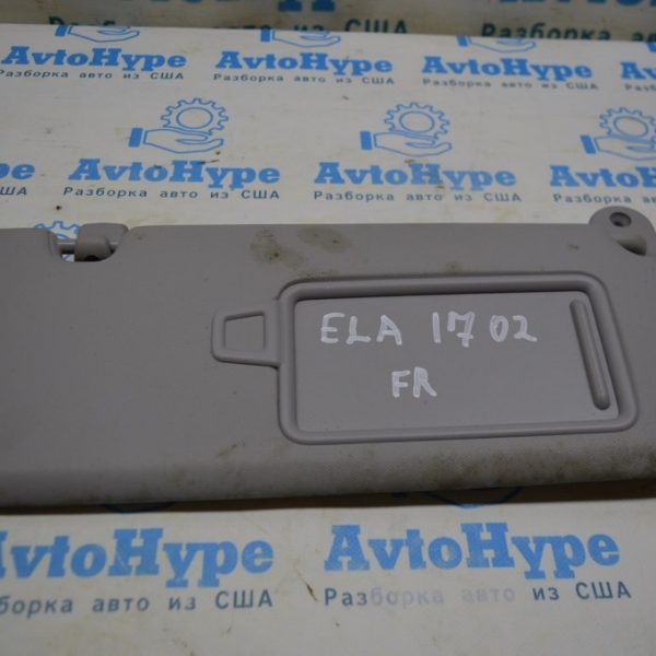 Козырек правый HYUNDAI ELANTRA AD 17-серый 85220-F2100-XUG