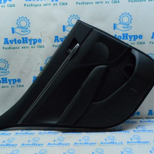 Обшивка двери (карточка) зад лев HYUNDAI ELANTRA AD 17- кожа черн (02) 83305-F3020-UTH