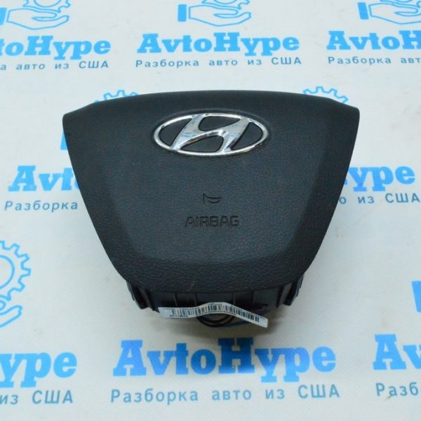 Подушка безопасности airbag в руль водительская HYUNDAI ELANTRA AD 17-18 дорест черн (02) 56900-F3000TRY