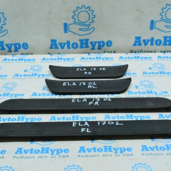 Накладка порога зад внешняя лев Hyundai Elantra AD 17- черн 85877-F3000-TRY