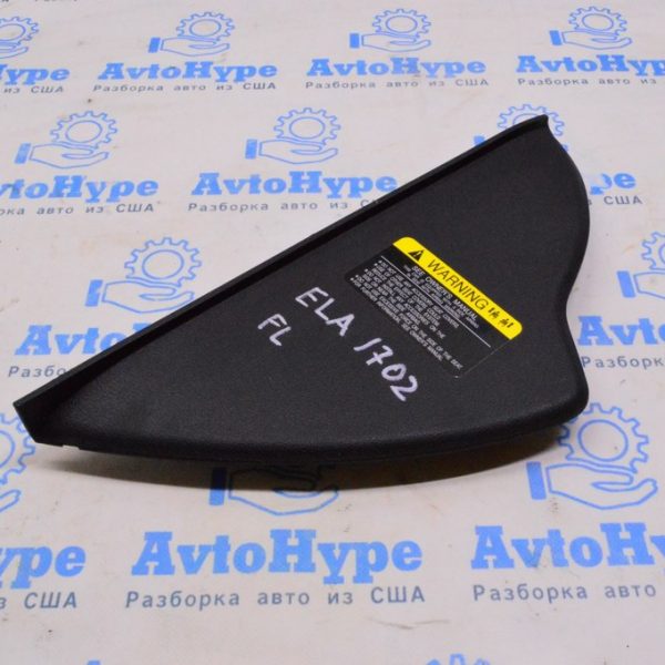 Накладка торпеды боковая лев Hyundai Elantra AD 17- черн 84765-F3000