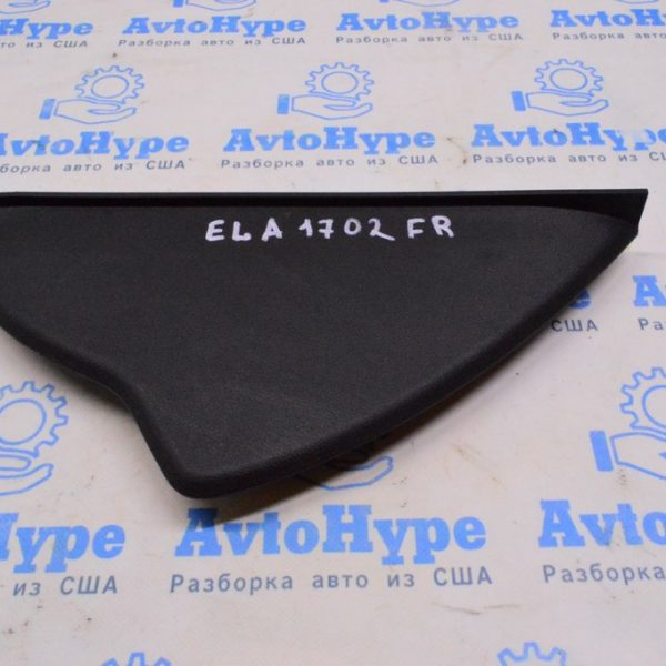 Накладка торпеды боковая прав Hyundai Elantra AD 17- черн 84766-F3000