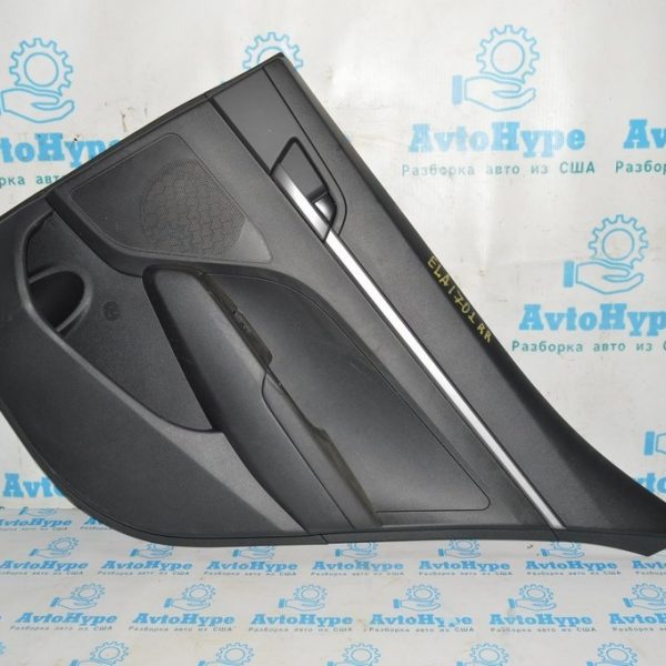 Обшивка двери (карточка) зад прав HYUNDAI ELANTRA AD 17- (02) кожа черн 83306-F3020-UTH