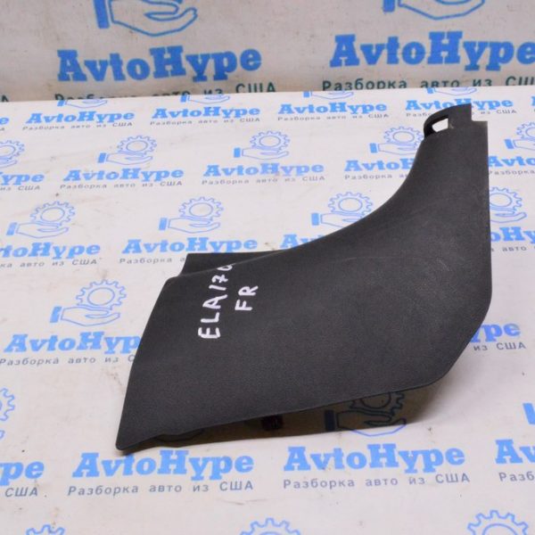 Накладка передней стойки низ правая Hyundai Elantra AD 17- черн 85824-F3000-TRY