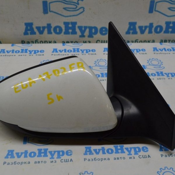Зеркало боковое правое Hyundai Elantra AD 17- 3 пина белый перламутр (02) 87620-F3050