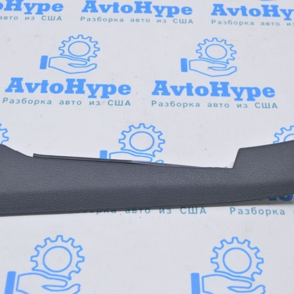 Накладка передней стойки правая центр Audi E-Tron (Q8) GEN 18-  черн 4KE868204 4PK