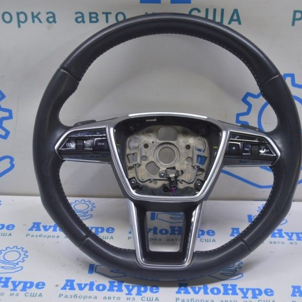 Руль (голый) Audi E-Tron (Q8) GEN 18-20 кожа черн, подогрев (01) 4K0419091B JAJ