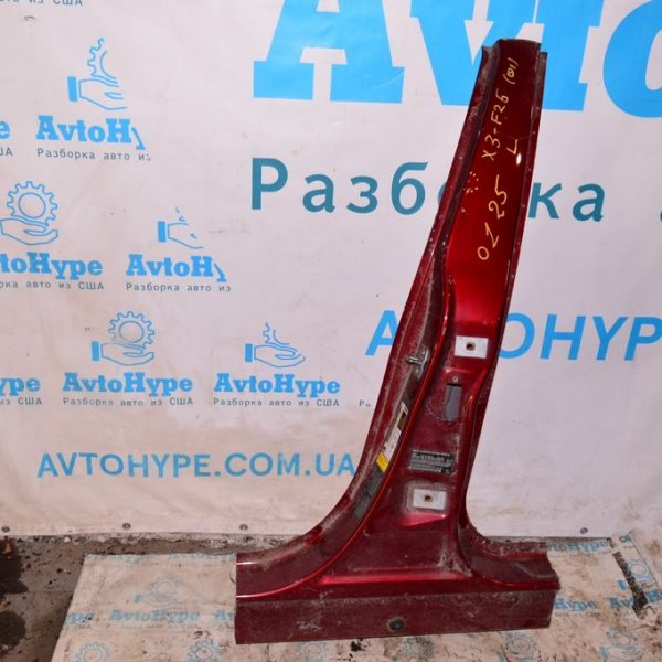 Стойка кузовная центральная левая BMW X3 F25 11-17 (01) красный цвет (A82) Vermilion red metal 41007267467