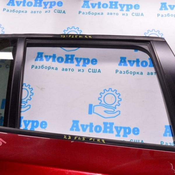 Молдинг дверь-стекло центральный зад прав BMW X3 F25 11-17 мат