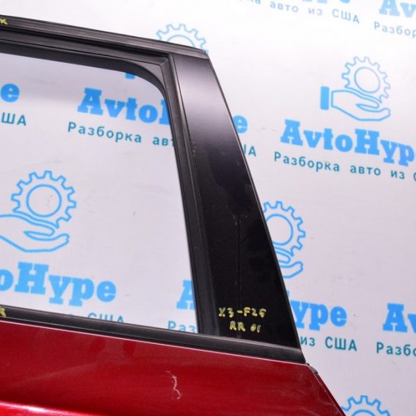 Накладка двери боковая зад прав BMW X3 F25 11-17 передняя