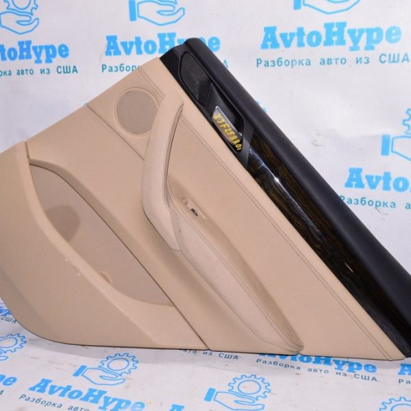 Обшивка двери (карточка) зад прав BMW X3 F25 11-17 (01) беж 51-42-7-279-922