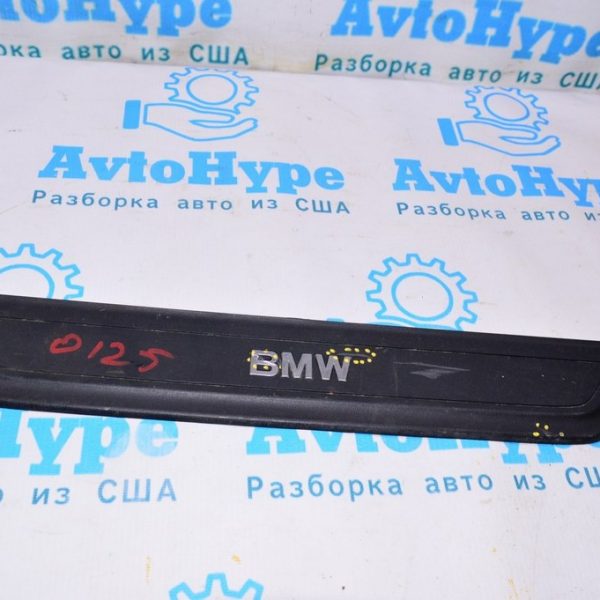 Накладка порога внешняя перед лев BMW X3 F25 11-17 (01) запилена 51-47-7-205-597