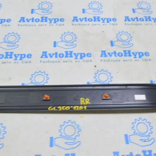 Накладка порога внутр зад прав Mercedes X164 GL черн 164-680-16-35-9051