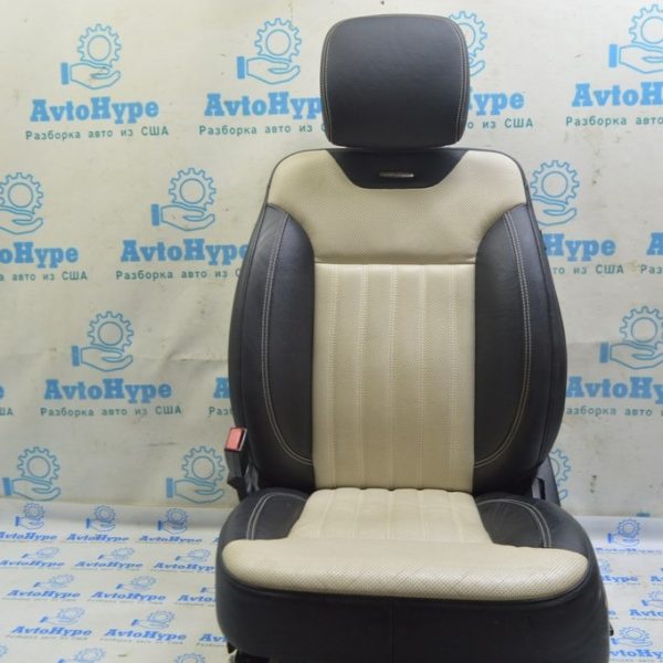 Водительское сидение Mercedes X164 GL 10-12 кожа беж+черн электр,перфорац,GrandEdition (01) A 164 910 23 02
