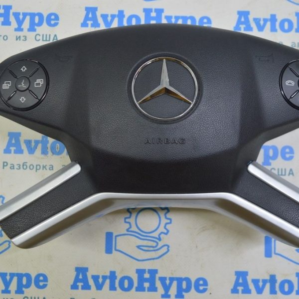 Подушка безопасности airbag в руль водительская Mercedes X164 GL рест, черн (01) A 000 860 52 02