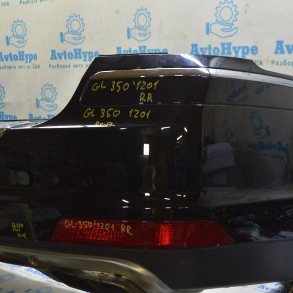 Накладка бампера правая Mercedes X164 GL 10-12 с хромом (01) деф.1 крепления 164-885-18-21